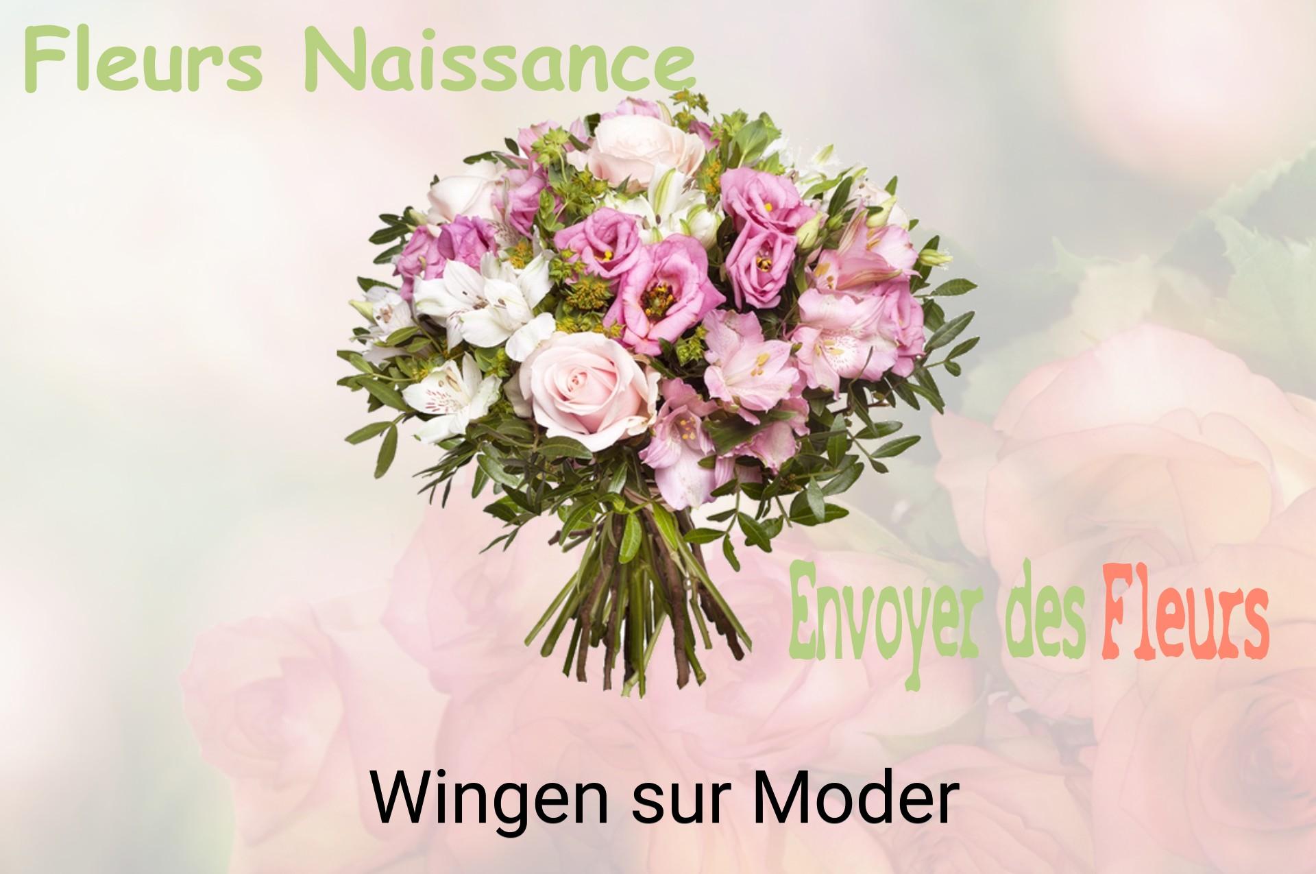 Bouquet de fleurs de naissance livré à Wingen-sur-Moder
